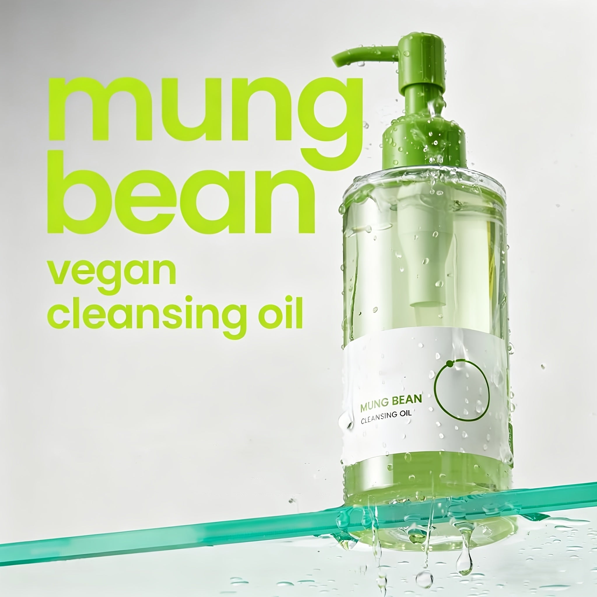 Mung Bean Cleansing Oil (6.76Fl.Oz\u002F And Mung Bean -Balanced Cleansing Foam (2.7Fl.Oz\u002F | Fragrance-Free | Makeup Remover And Deep Pore Cleanser | Double Cleansing Korean Skincare (Cleansing), Suitable for Sensitive Skin | Face Mask Cleanser