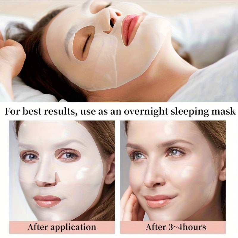 8pcs\u002F12pcs\u002F16pcs Bio Collagen Intensive Hydrating Mask Set, Deeply Moisturizes Skin for a Hydrated, Smooth, and Radiant Complexion, Enriched with Bio Collagen to Combat Dryness, Dullness, and Sagging, Collagen Face Mask, Facial Care, Animal-Free