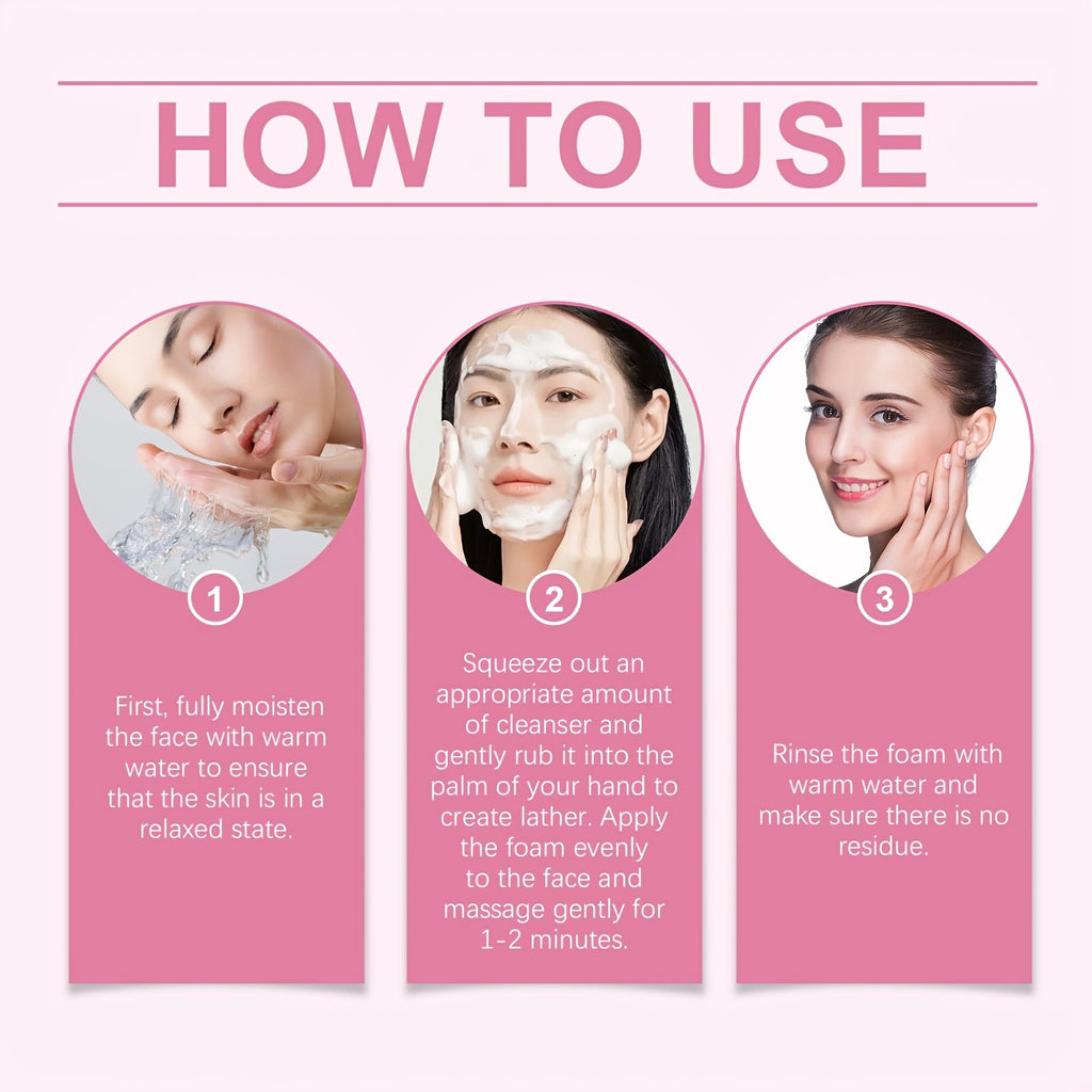 Cherry Blossom Hydrating Cleanser: A Refreshing, Moisturizing Cleanser That Gently Cleanses The Skin While Providing Hydration And Care. This Skincare Product Is Suitable for Daily Use And Is Available from Our Local Warehouse