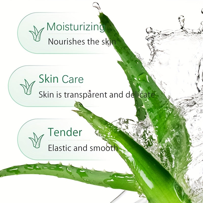 Aloe Vera Hydrating Face Masks, 0.85oz Each - Oil Control & Pore Refinement, Moisturizing After-Sun Care, & Nourishing for All Types