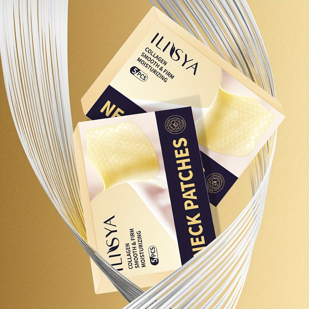 2 Boxes\u002F10pcs, Yellow Neck Mask, Individually Packaged, Clean And Hygienic, Easy To Carry, Moisturizing, Hydrating, Improving Dry Skin, Suitable For Both Men And Women, A Great Skincare Product, An Affordable Gift Choice