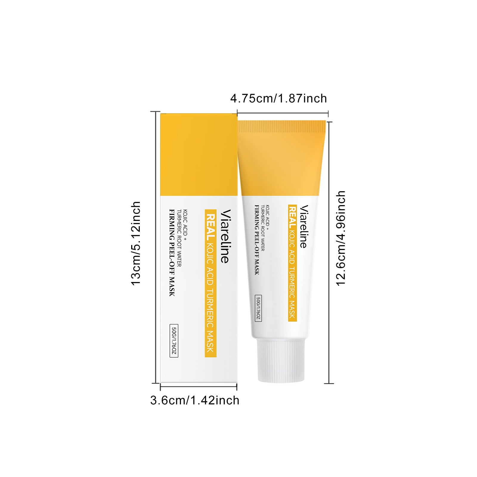 4pcs Turmeric Kojic Acid Pulling Film Mask Gentle Cleansing Moisturizing Nourishing - Contains Curcumin, Turmeric, Suitable for All Skin Types, Facial Care And Hand Care, Hydrating Moisturizing, Even Skin Tone, Night Facial Care