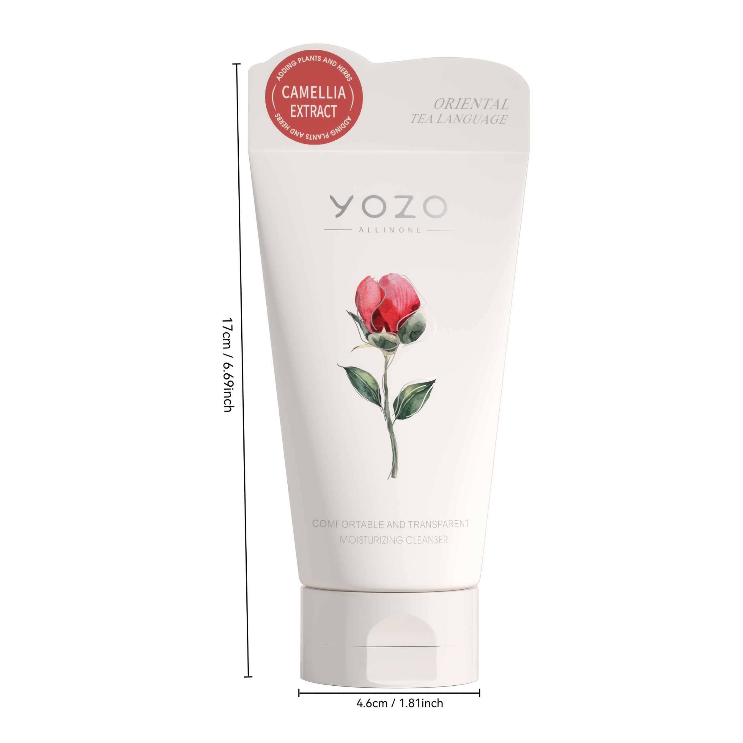 Camellia Cleansing Foam for Gentle Deep Cleaning, Moisturizing, And Oil Control