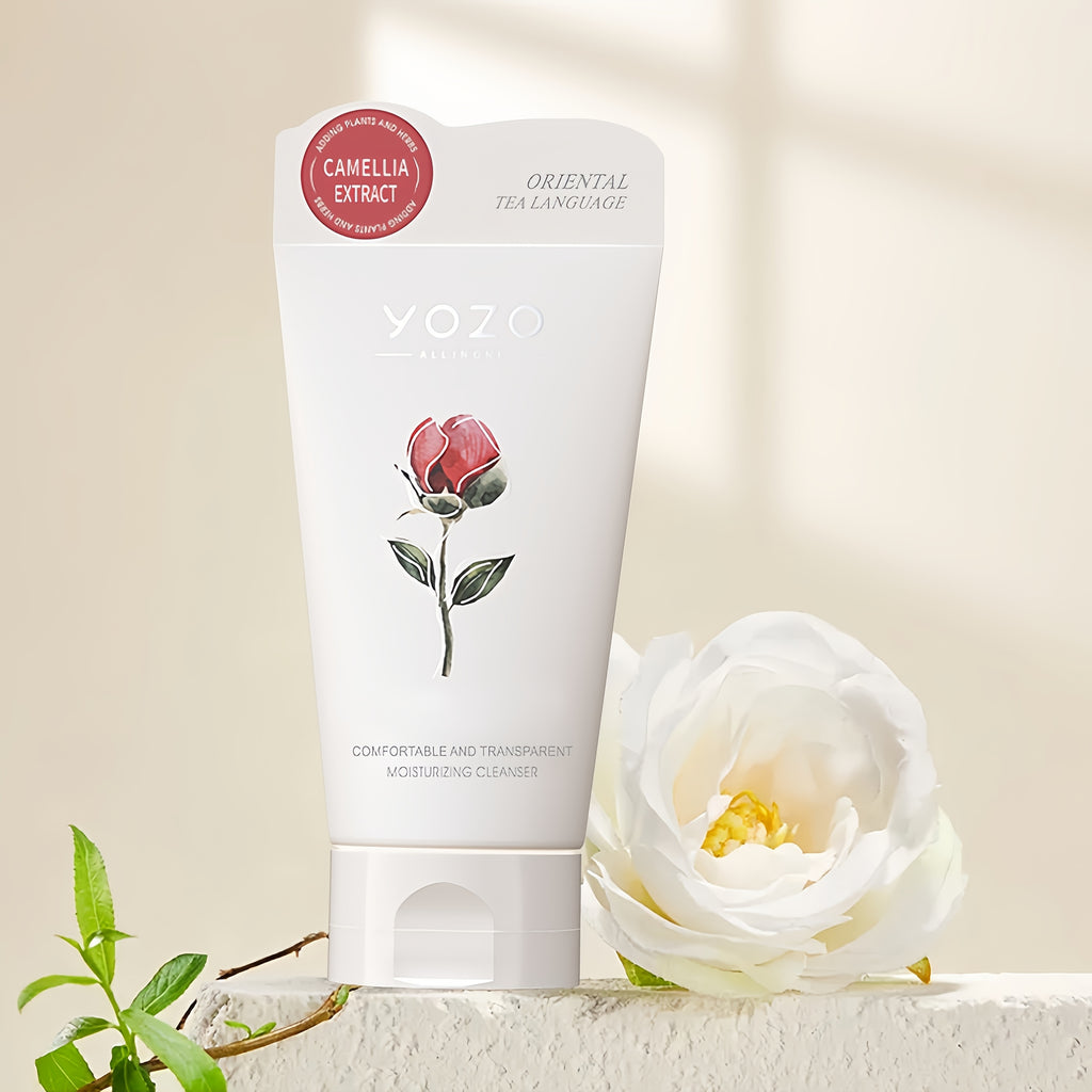 Camellia Cleansing Foam for Gentle Deep Cleaning, Moisturizing, And Oil Control