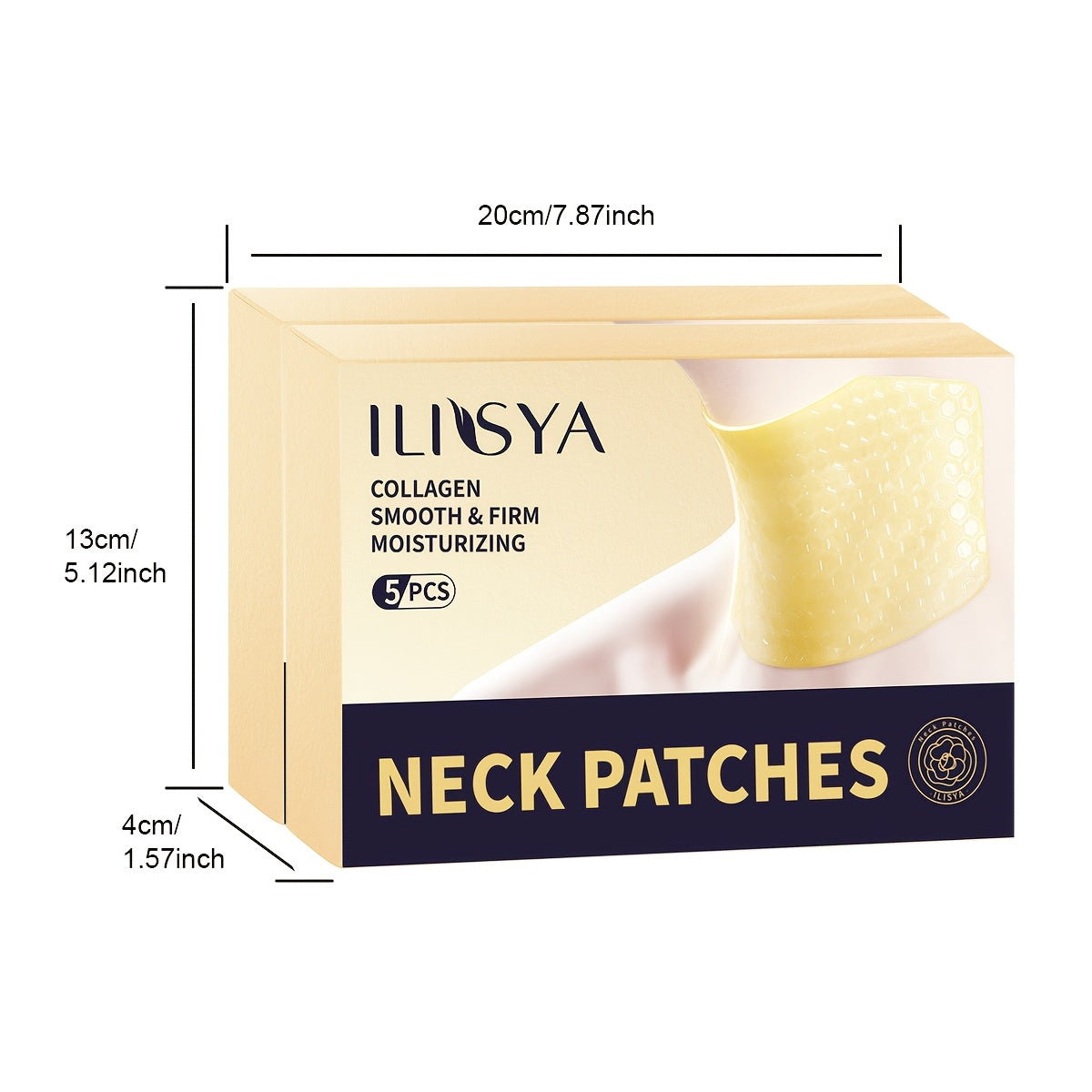 2 Boxes\u002F10pcs, Yellow Neck Mask, Individually Packaged, Clean And Hygienic, Easy To Carry, Moisturizing, Hydrating, Improving Dry Skin, Suitable For Both Men And Women, A Great Skincare Product, An Affordable Gift Choice