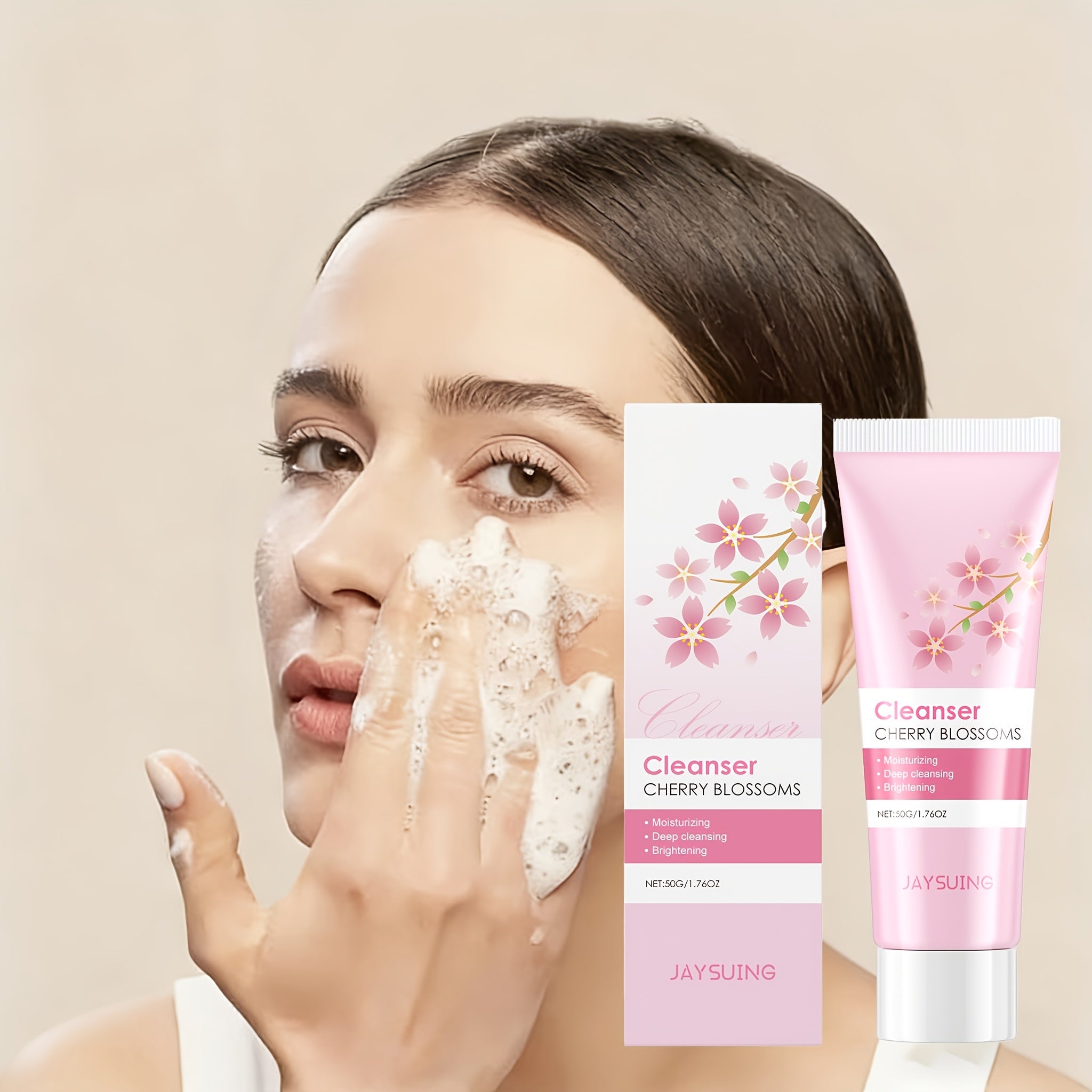 Cherry Blossom Hydrating Cleanser: A Refreshing, Moisturizing Cleanser That Gently Cleanses The Skin While Providing Hydration And Care. This Skincare Product Is Suitable for Daily Use And Is Available from Our Local Warehouse