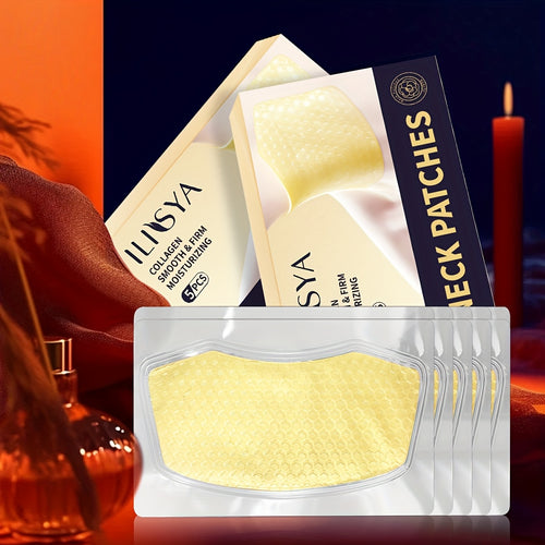 2 Boxes\u002F10pcs, Yellow Neck Mask, Individually Packaged, Clean And Hygienic, Easy To Carry, Moisturizing, Hydrating, Improving Dry Skin, Suitable For Both Men And Women, A Great Skincare Product, An Affordable Gift Choice