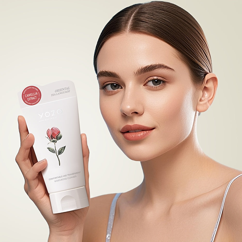 Camellia Cleansing Foam for Gentle Deep Cleaning, Moisturizing, And Oil Control