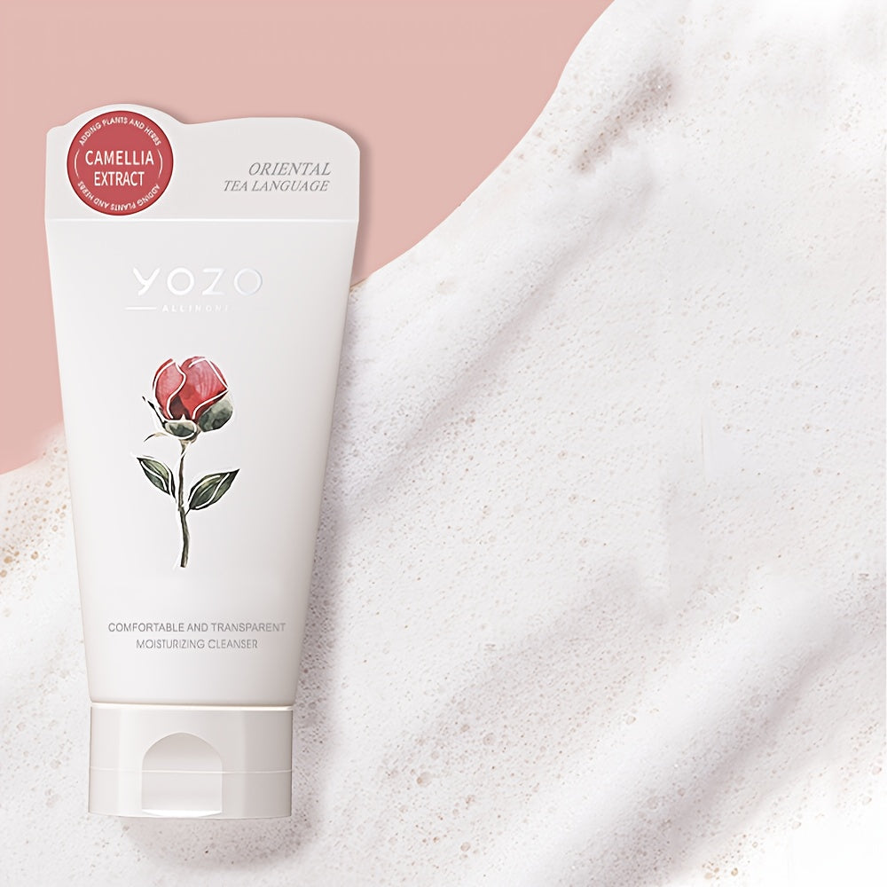 Camellia Cleansing Foam for Gentle Deep Cleaning, Moisturizing, And Oil Control