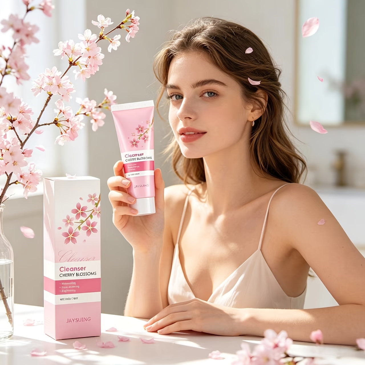 Cherry Blossom Hydrating Cleanser: A Refreshing, Moisturizing Cleanser That Gently Cleanses The Skin While Providing Hydration And Care. This Skincare Product Is Suitable for Daily Use And Is Available from Our Local Warehouse