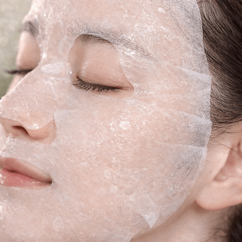Suitable for All Skin Types Chamomile Facial Mask Sheets - Hydrating & Moisturizing Portable Skincare, Travel-Friendly Instant Hydration for Dryness, Suitable for & Dry Skin Care Routine