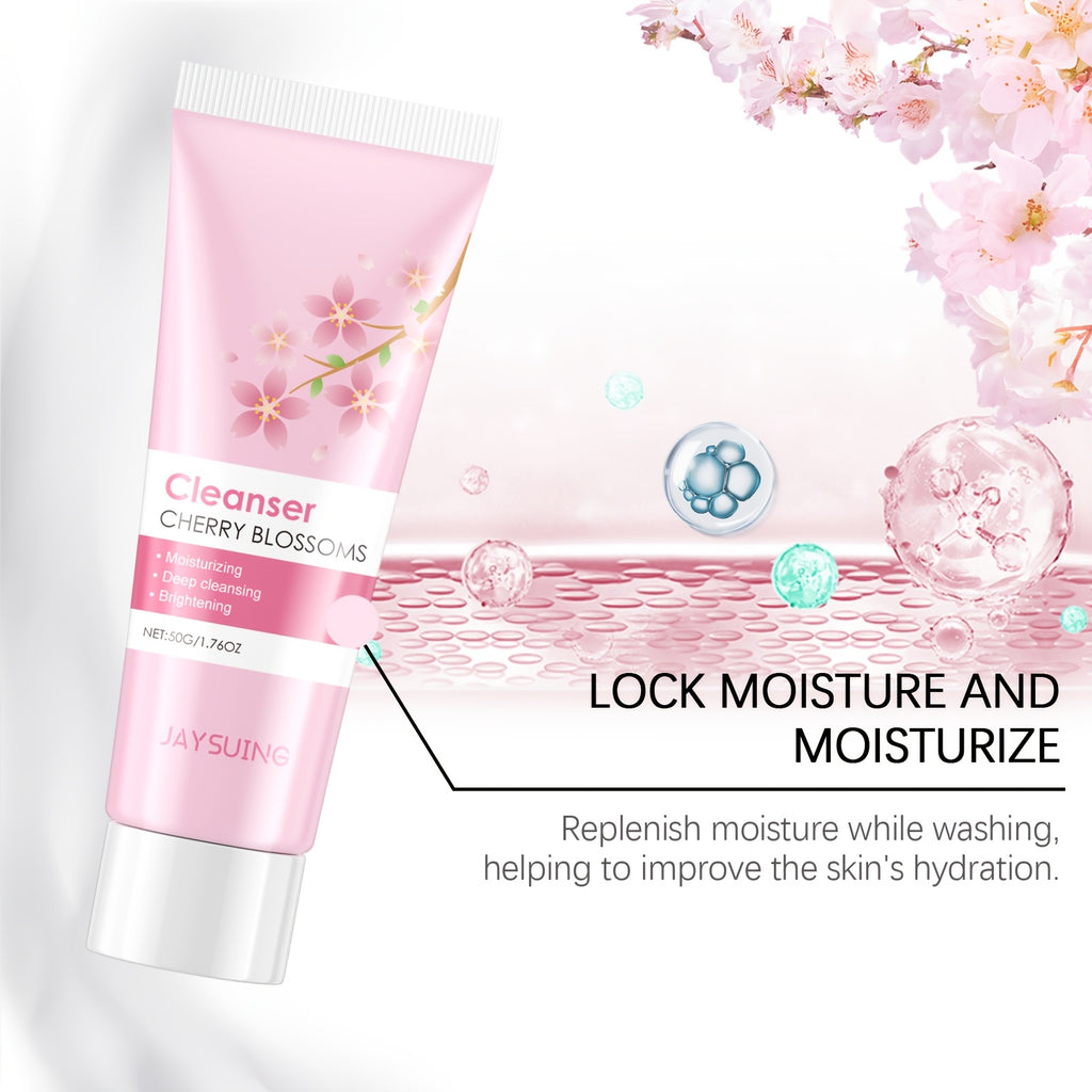 Cherry Blossom Hydrating Cleanser: A Refreshing, Moisturizing Cleanser That Gently Cleanses The Skin While Providing Hydration And Care. This Skincare Product Is Suitable for Daily Use And Is Available from Our Local Warehouse